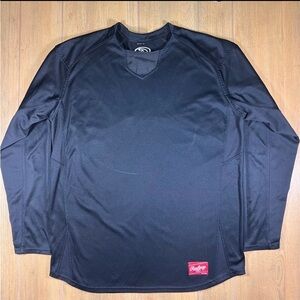 Rawlings Men's Black Long Sleeve Shirt
